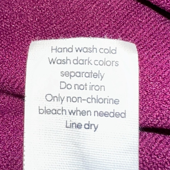 Athleta High Neck Keyhole Tankini In Exotic Fuchsia - Picture 8 of 10